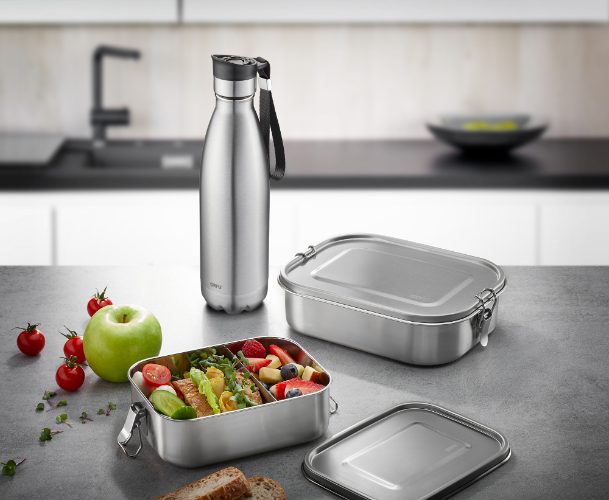 Thermosfles OLIMPIO - 0,75 L - Zilver - Gefu