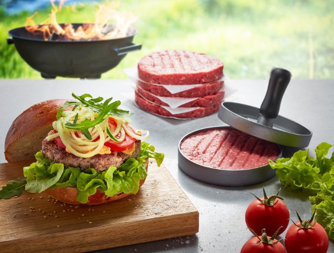 Hamburgerpers - BBQ - Gefu