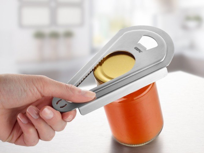 Sportschool tweedehands demonstratie Multifunctionele 4 In 1 Opener - PRACTICO - Gefu | 4006664124102 Sportschool tweedehands demonstratie Multifunctionele 4 In 1 Opener - PRACTICO - Gefu | 4006664124102