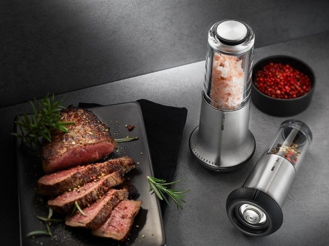 Zout of Peper Molen X-PLOSION - Maat L - Zilver - Gefu