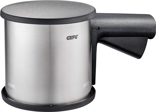 Zeef/Strooier voor bloem en poedersuiker, Inclusief 2 deksels, RVS, 0.8 L - GEFU | SIVA