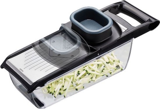 Julienne Mandoline met Opvangbak, 2 Opzetstukken, RVS, Kunststof - GEFU | COLLECT