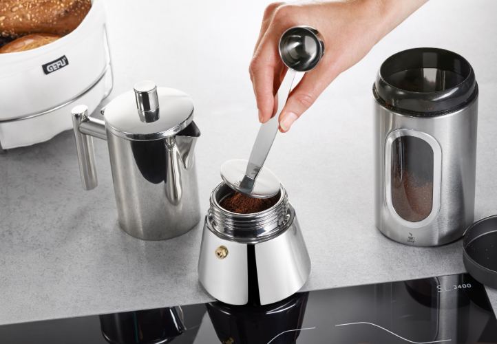 Tamper Met Koffiemaatlepel - TAMINO - Gefu