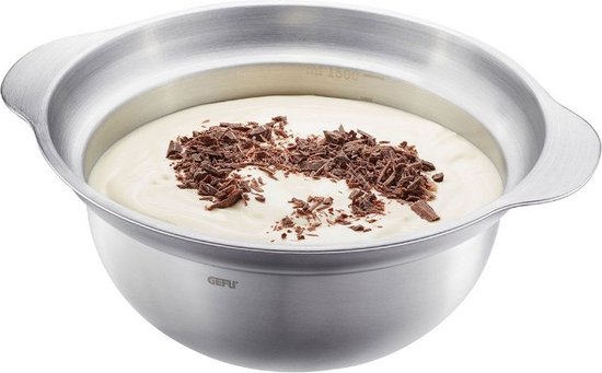 Mengkom, Beslagkom, Schaal, 23 cm, RVS, 1.5 Liter - GEFU | PREMIO