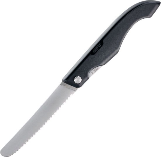 Universeel Mes met Kartel, Opvouwbaar, 13 cm, RVS, Kunststof - GEFU | MOVE