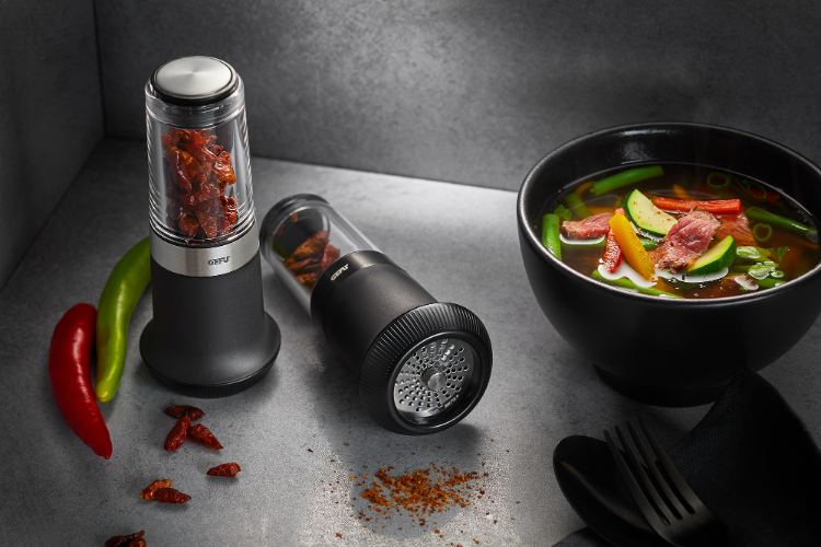 Chili Snijder X-PLOSION® - Zilver - Gefu