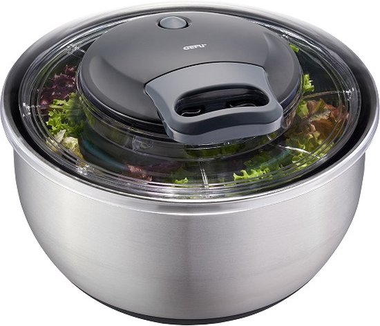 Sladroger/Slacentrifuge, Ø25 cm, 4.5 L, Hoogwaardig RVS & Kunststof - GEFU | PULLIT