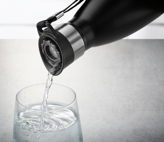 Thermosfles OLIMPIO - 0,75 L - Zwart - Gefu